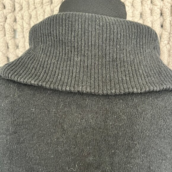 Banana Republic Factory Black Knit Poncho Size XS/S - Picture 13 of 15